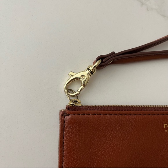 Fossil Brown Leather Wristlet - Picture 5 of 5